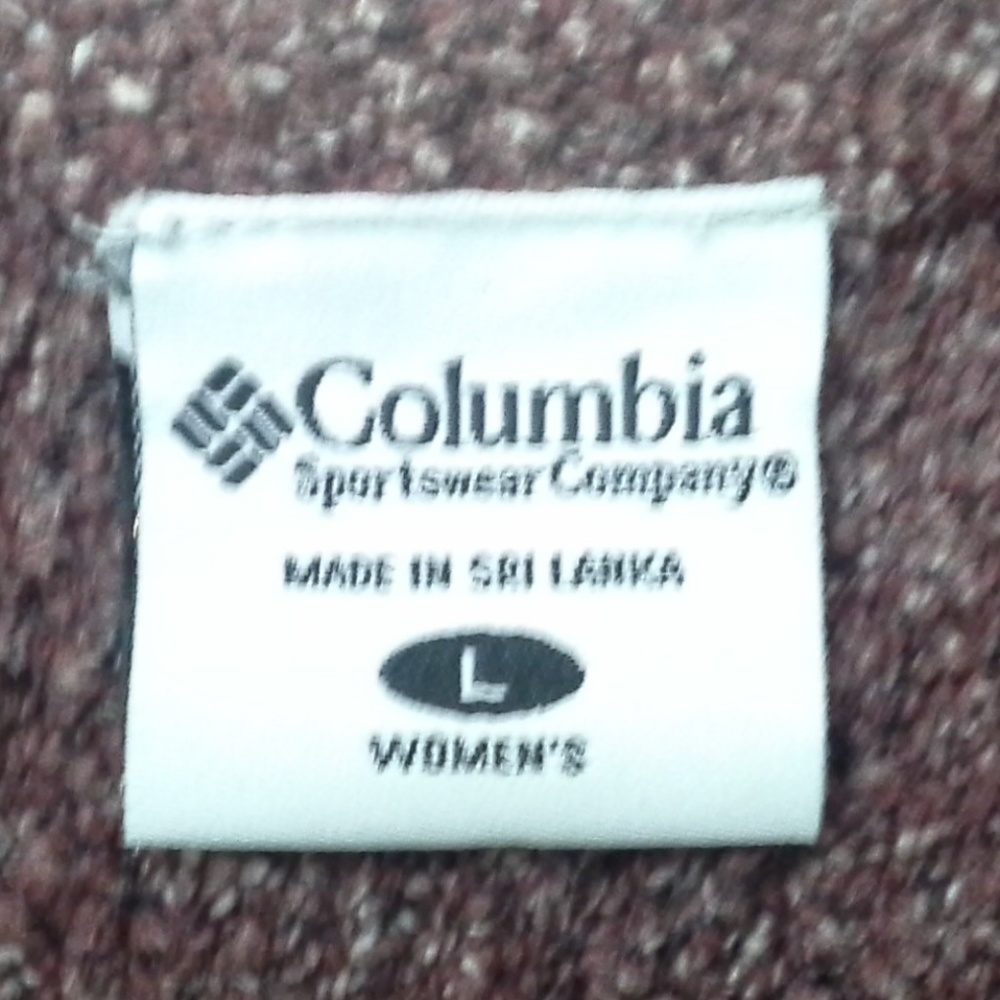 COLUMBIA Womens Plush Pullover Sweater Brick Color - Picture 3 of 7